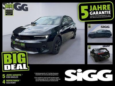 Gebraucht Opel Astra GS Line 131 PS (96 kW) 2023 Diamant schwarz/karbon schwarz Limousine