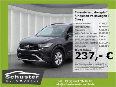 Gebraucht VW T-Cross R 95 PS (69 kW) 2025 Schwarz SUV