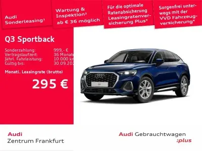 Gebraucht Audi Q3 Sportback S-Line 150 PS (110 kW) 2025 Navarrablau metallic SUV