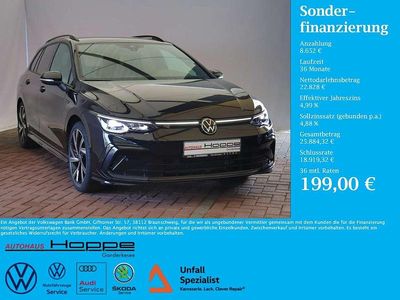 Gebraucht VW Golf VIII R-line 131 PS (96 kW) 2024 Deep black perleffekt Kombi