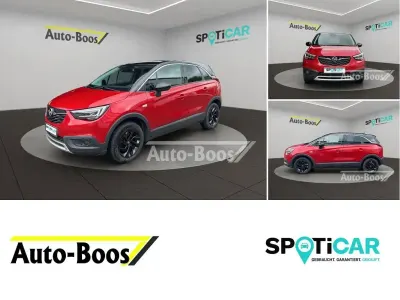 Gebraucht Opel Crossland X Innovation 110 PS (80 kW) 2020 Chilli rot met./dach diamant schwarz met (metallic) SUV