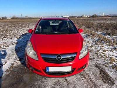 Gebraucht Opel Corsa 75 PS (55 kW) 2007 Rot Limousine