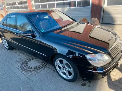 Brugt Mercedes S430 279 HK (205 kW) 2001 Sort Sedan