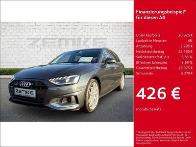 Grau Gebraucht 2020 Audi A4 Advanced Kombi | 28.975 € (Etwas zu teuer)