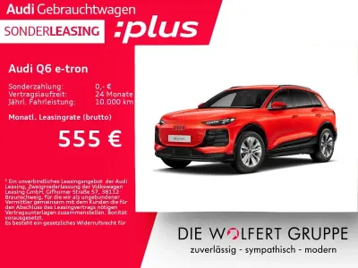 Gebraucht Audi Q6 e-tron Ambiente 284 kW (387 PS) 2025 Soneirarot metallic SUV