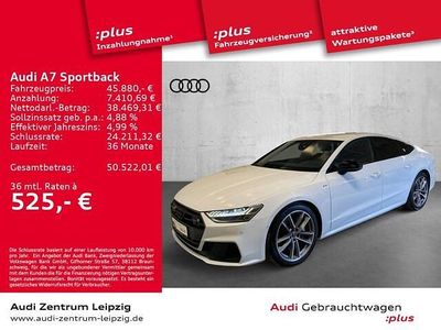 Gebraucht Audi A7 Sportback 299 PS (219 kW) 2023 Weiss Kleinwagen