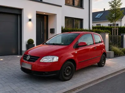 Używany VW Fox 55 KM (40 kW) 2008 Czerwony Hatchback