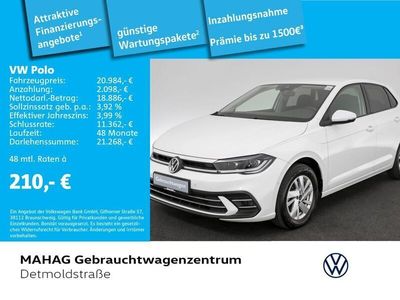 Gebraucht VW Polo Style 110 PS (80 kW) 2022 Weiß Limousine
