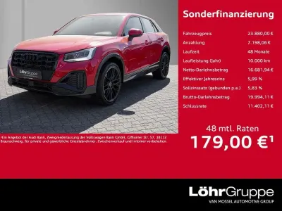 Gebraucht Audi Q2 S-Line 150 PS (110 kW) 2022 Tangorot metallic SUV