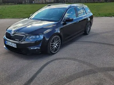 Brugt Skoda Octavia RS 184 HK (135 kW) 2014 Sort Stationcar