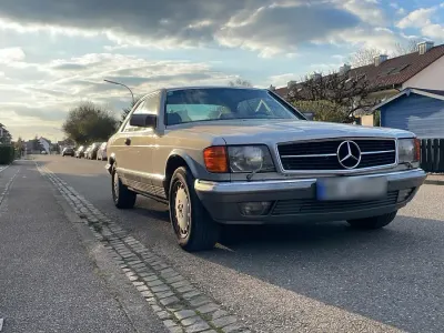 Gebraucht Mercedes 380 205 PS (150 kW) 1984 Silber Coupé