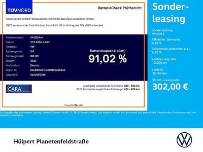 Gebraucht VW ID.3 Pro Performance 150 kW (204 PS) 2022 Weiß Kleinwagen