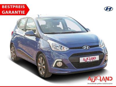 Gebraucht Hyundai i10 Style 87 PS (63 kW) 2016 Blau Kleinwagen