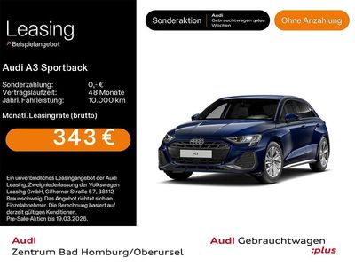 Gebraucht Audi A3 S-Line 150 PS (110 kW) 2025 Navarrablau metallic Limousine