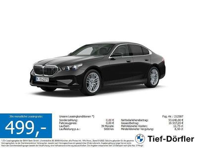 Gebraucht BMW i5 Sport Line 250 kW (340 PS) 2025 Saphirschwarz metallic Limousine