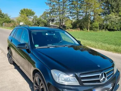 Brugt Mercedes C200 136 HK (100 kW) 2012 Sort Sedan