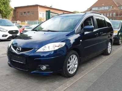 Gebraucht Mazda 5 Exclusive 145 PS (106 kW) 2009 Blau Van / Kleinbus