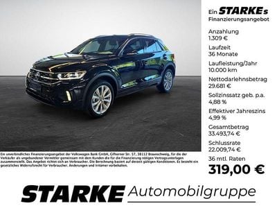 Schwarz (deep black perleffekt) Neu 2025 VW T-Roc R-line SUV | 30.990 € (Superpreis)
