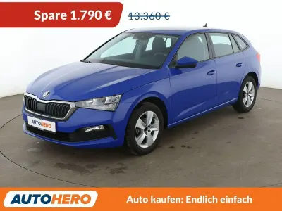 Gebraucht Skoda Scala Cool Plus 95 PS (69 kW) 2020 Blau Kleinwagen