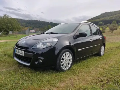 Gebraucht Renault Clio GrandTour 101 PS (74 kW) 2009 Schwarz Kombi