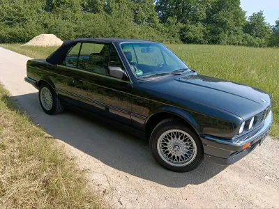 Gebraucht BMW 325 Cabriolet 170 PS (125 kW) 1986 Schwarz Cabrio