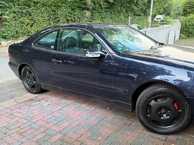 Begagnad Mercedes CLK200 Elegance 163 HK (119 kW) 2000 Blå Sportkupé