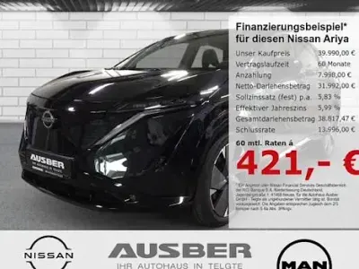 Brugt Nissan Ariya Evolve 225 kW (306 HK) 2023 Sort SUV