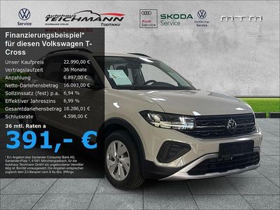 Neu VW T-Cross Life 95 PS (69 kW) 2025 Grau SUV
