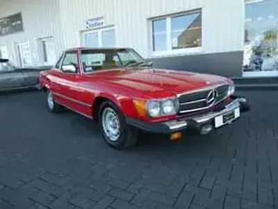 Gebraucht Mercedes SL450 182 PS (133 kW) 1977 Rot Cabrio