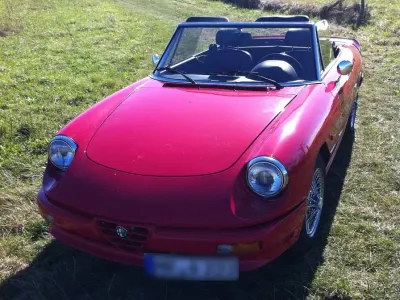 Gebraucht Alfa Romeo Spider 116 PS (85 kW) 1989 Rot Cabrio