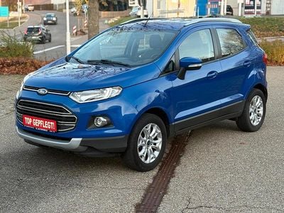 Kineticblau (metallic) Gebraucht 2015 Ford Ecosport Titanium SUV | 6.999 € (Guter Preis)