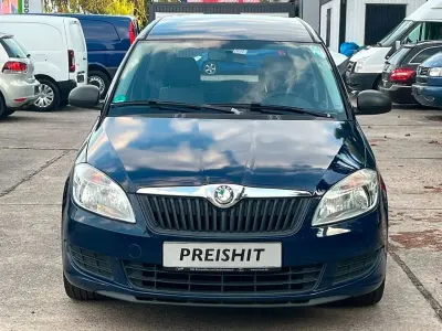 Gebraucht Skoda Roomster Plus Edition 69 PS (50 kW) 2010 Blau Van / Kleinbus