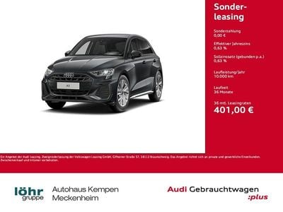 Gebraucht Audi A3 S-Line 150 PS (110 kW) 2025 Daytonagrau perleffekt Limousine