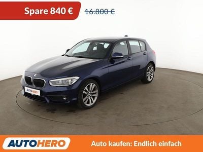 Usata BMW 118 Advantage 136 CV (100 kW) 2017 Blu Utilitaria