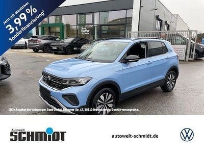 Gebraucht VW T-Cross Goal 95 PS (69 kW) 2025 Clear blue metallic SUV
