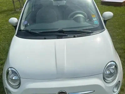 Gebraucht Fiat 500 Lounge 69 PS (50 kW) 2009 Weiß Cabrio