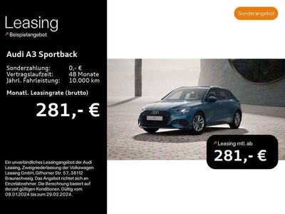 gebraucht Audi A3 Sportback 35 TFSI SmartInterfac