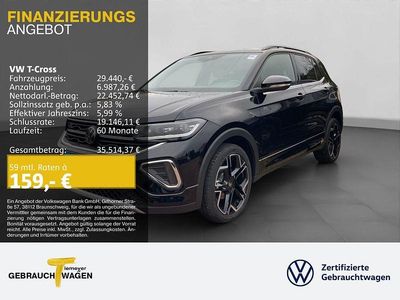 Schwarz Neu 2025 VW T-Cross R-line SUV | 29.440 € (Guter Preis)