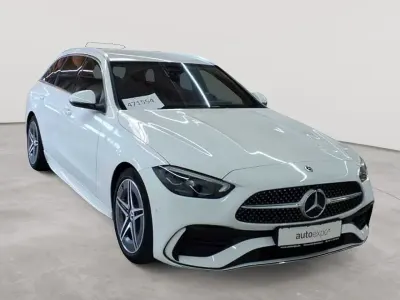 Gebraucht Mercedes C220 AMG line 200 PS (147 kW) 2023 Polarweiß Kombi