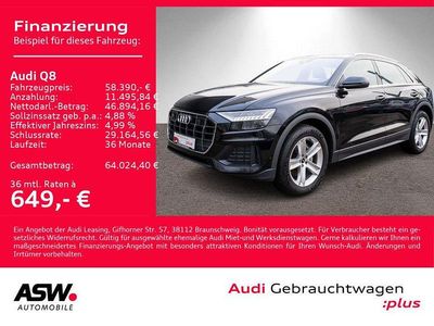 Gebraucht Audi Q8 Ambiente 286 PS (210 kW) 2023 Mythosschwarz metallic SUV