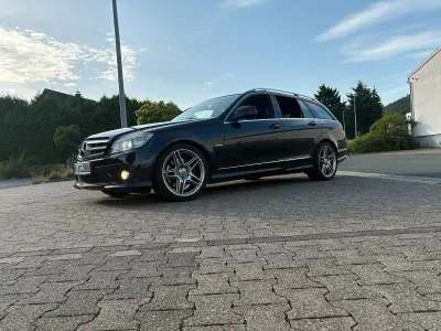 Usata Mercedes C280 AMG 231 CV (169 kW) 2008 Nero Station wagon