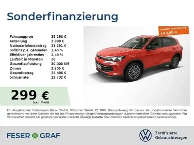 Gebraucht VW Tiguan Goal 150 PS (110 kW) 2025 Persimmon red metallic SUV