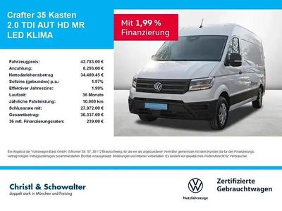 Neu VW Crafter 140 PS (102 kW) 2025 Candy weiss Van
