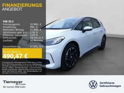 Neu VW ID.3 Pure 125 kW (170 PS) 2026 Weiß Kleinwagen