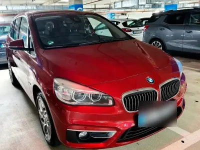Gebraucht BMW 218 Gran Tourer Luxury Line 136 PS (100 kW) 2015 Rot Van / Kleinbus