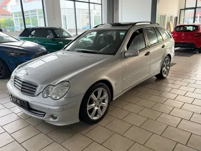 Brugt Mercedes C180 143 HK (105 kW) 2007 Sølv Stationcar