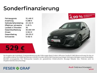 Gebraucht Audi A3 S-Line 150 PS (110 kW) 2025 Mythosschwarz metallic Limousine