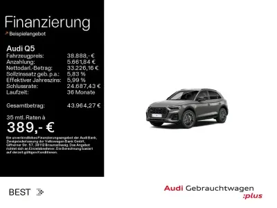Gebraucht Audi Q5 S-Line 286 PS (210 kW) 2022 Quantumgrau SUV