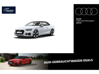 Gebraucht Audi A5 Cabriolet S-Line 163 PS (119 kW) 2022 Gletscherweiß metallic Cabrio