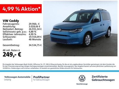 Gebraucht VW Caddy Life 102 PS (75 kW) 2024 Blau Van / Kleinbus